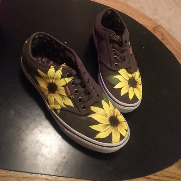 sunflower vans with pink